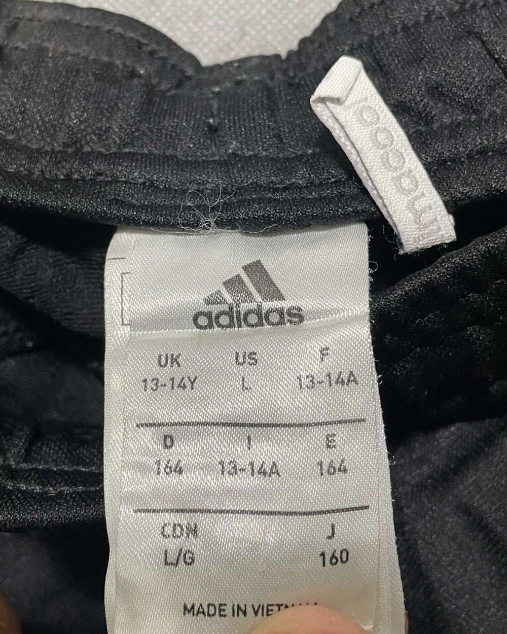 Adidas Black Sport Trouser For Men Small