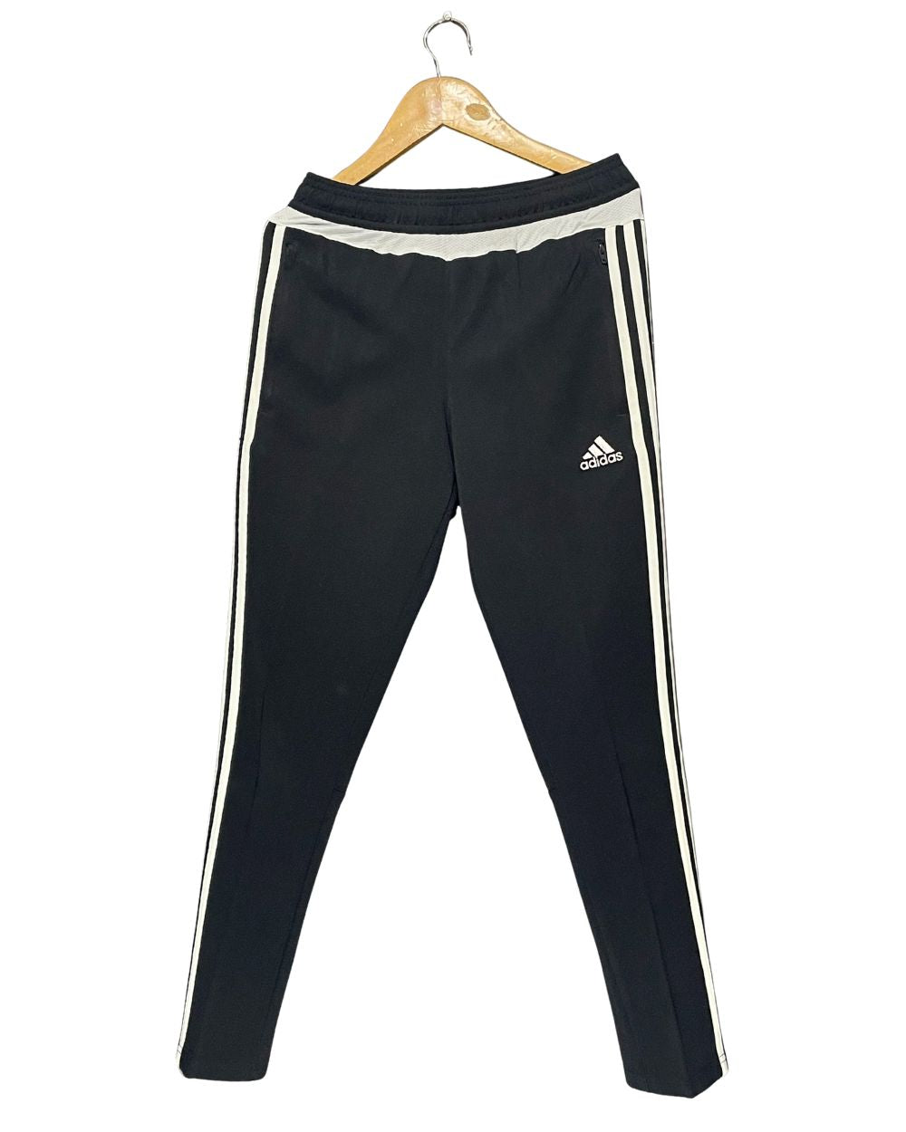 Adidas Black Sport Trouser For Men X Small