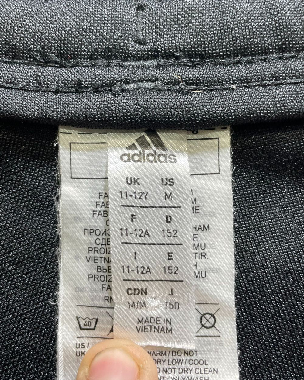 Adidas Black Sport Trouser For Women 12 Years | ThriftHub.pk