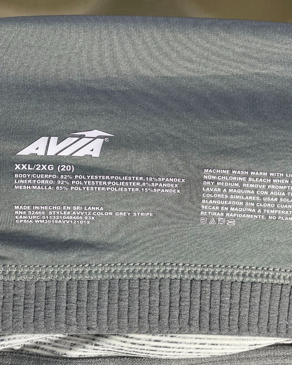 Avia Gray Bra For Women XX Large | ThriftHub.pk