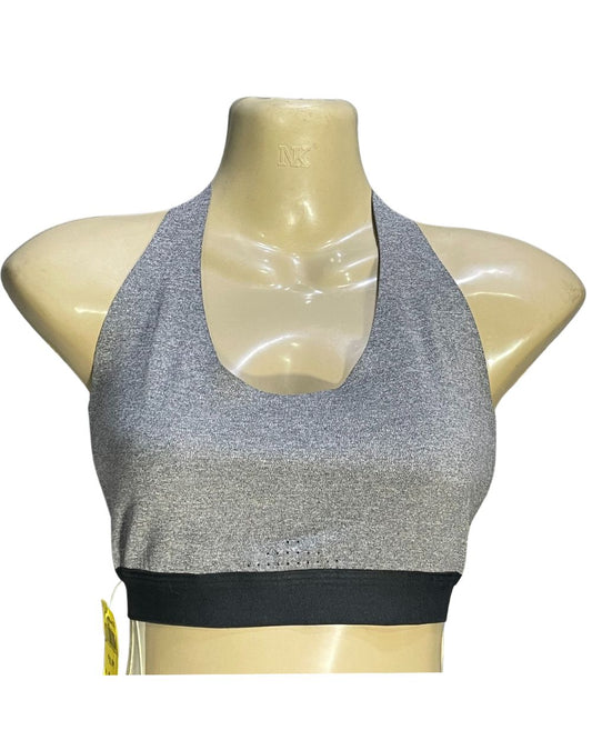 All in Motion Gray Sport Bra For Women Large | ThriftHub.pk
