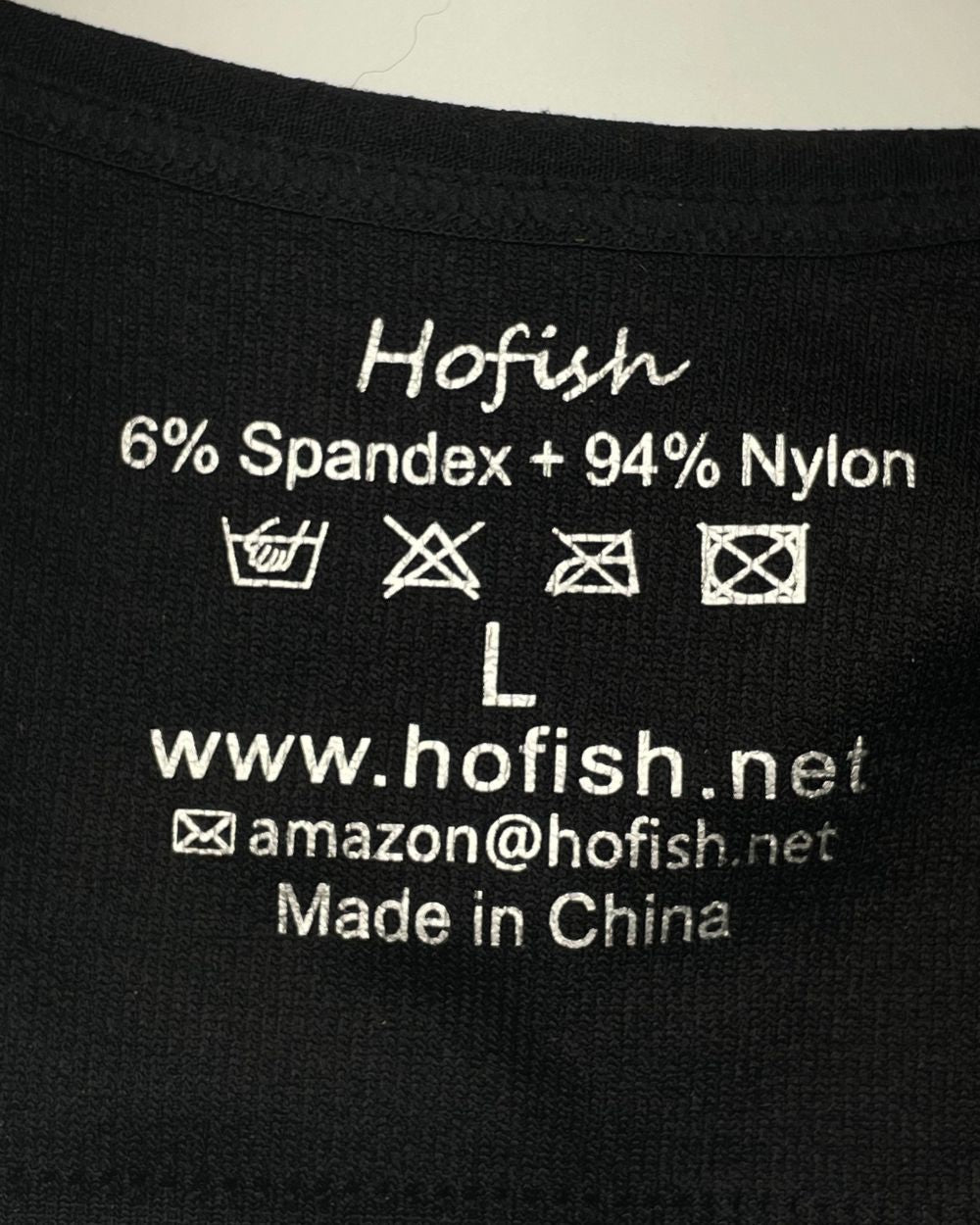 Hofish Black Sport Bra For Women Large | ThriftHub.pk