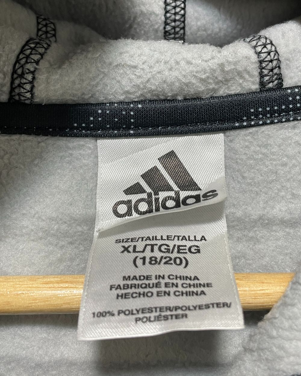 Adidas Gray Hoodie For Men Small