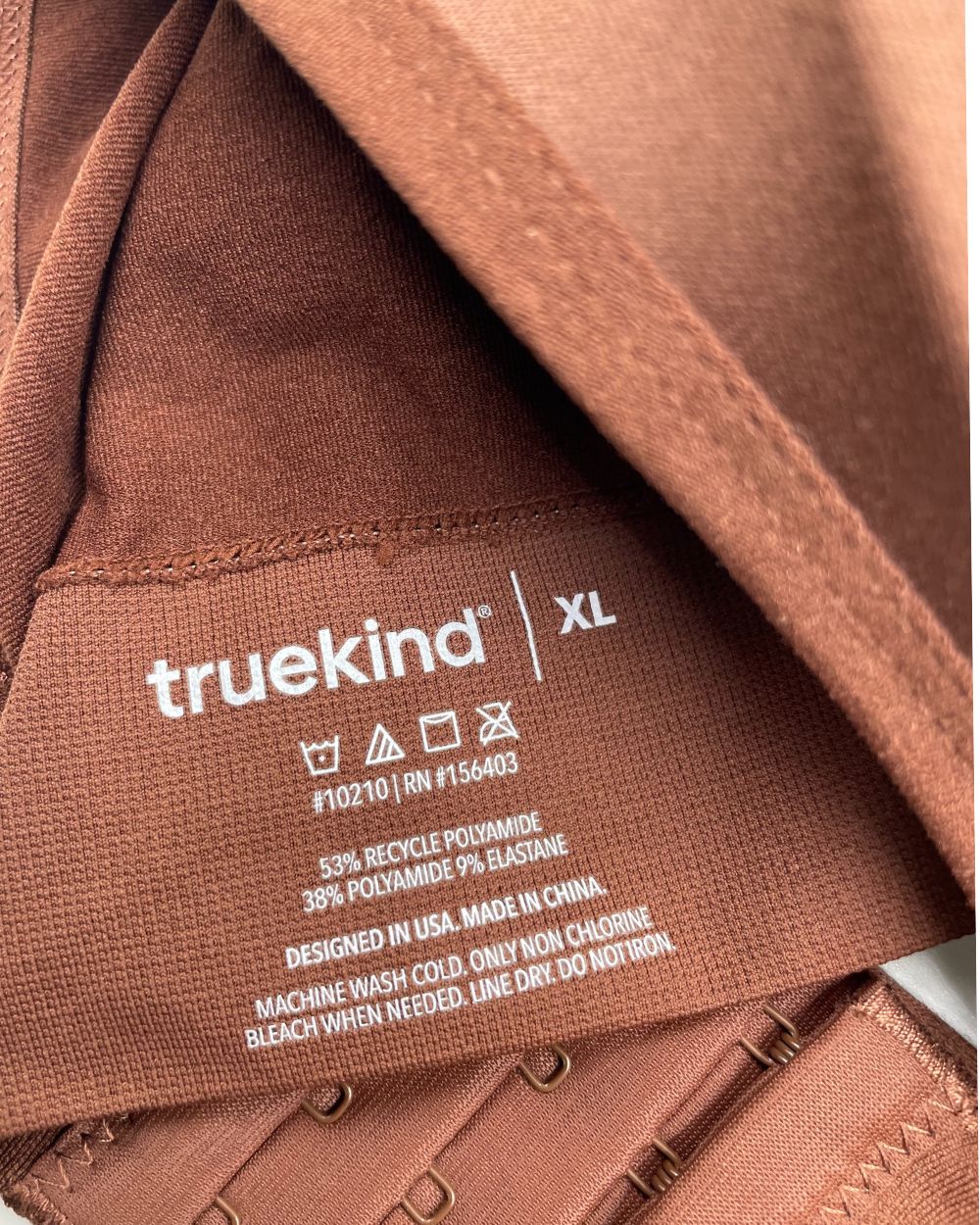 Truekind Brown Sport Bra For Women X Large