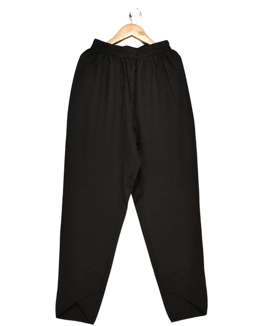 Thrift Hub Black Sport Trouser For Women X Small