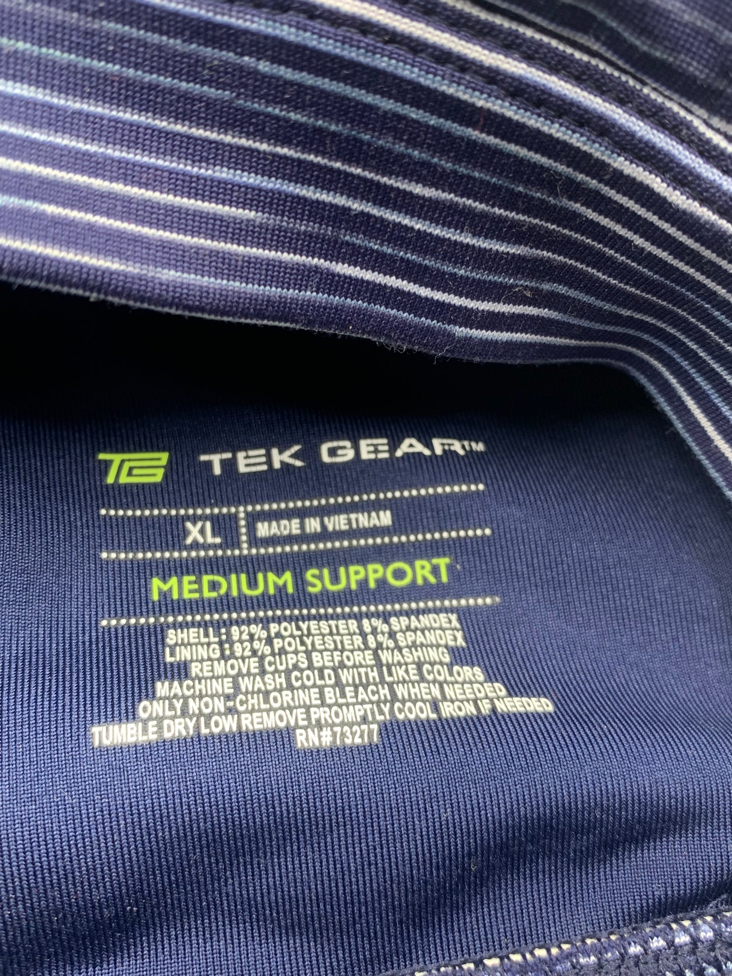 Tek Gear Sports Bra For Women X Large