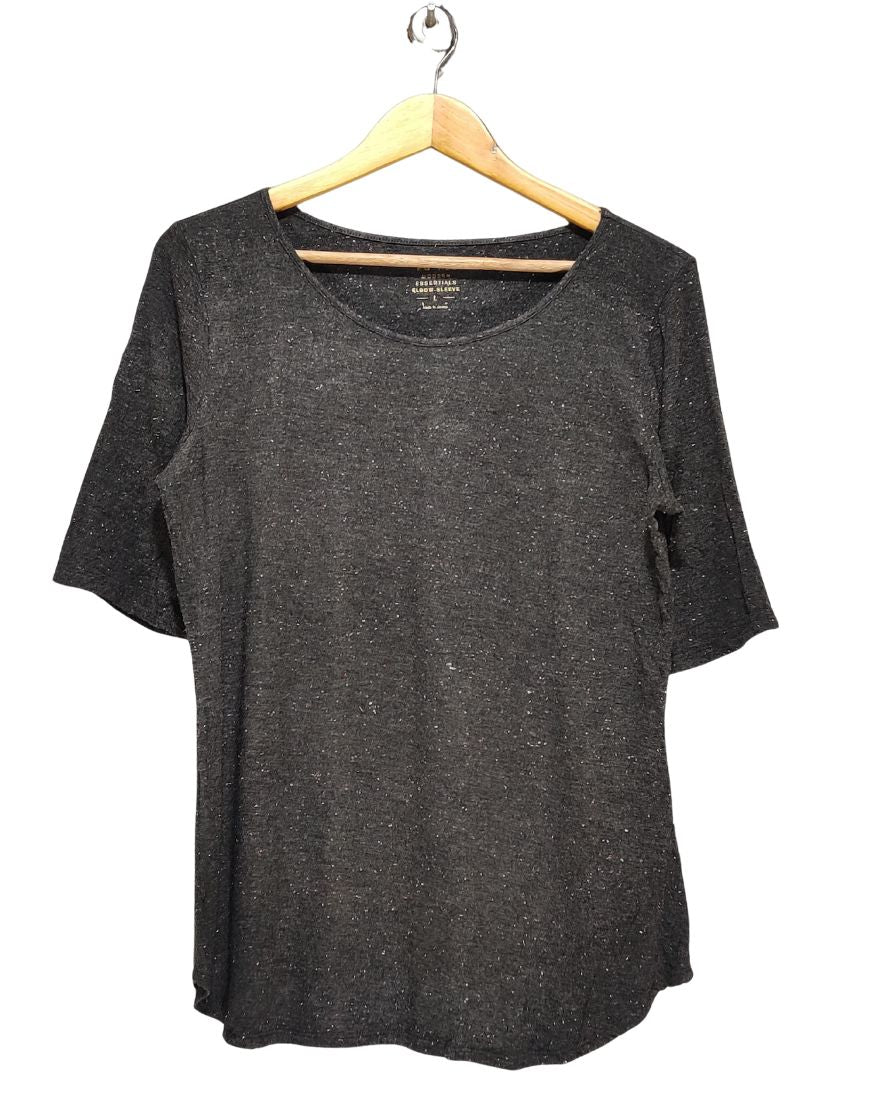 APT.9 Black Sport T Shirt For Women Large