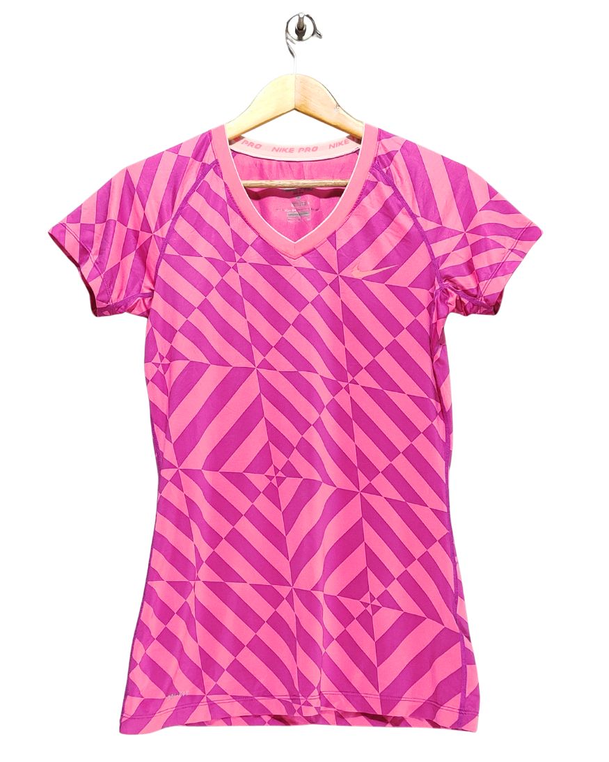 Nike Pink Sport T Shirt For Women M