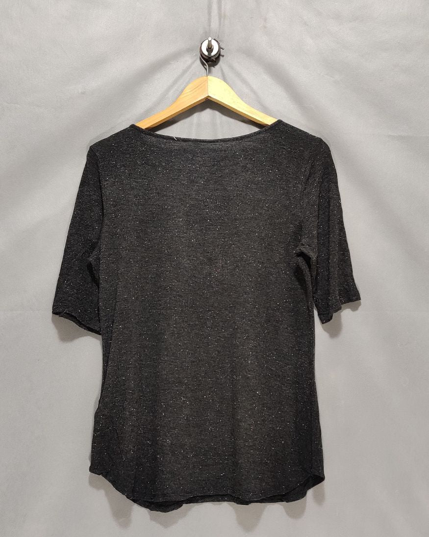 APT.9 Black Sport T Shirt For Women Large