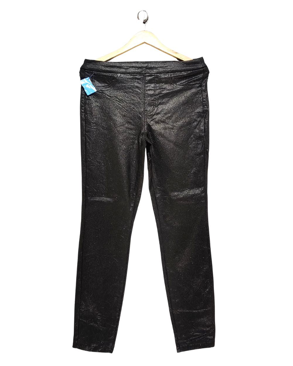 Tribal Black Sport Gym Tights For Women Large