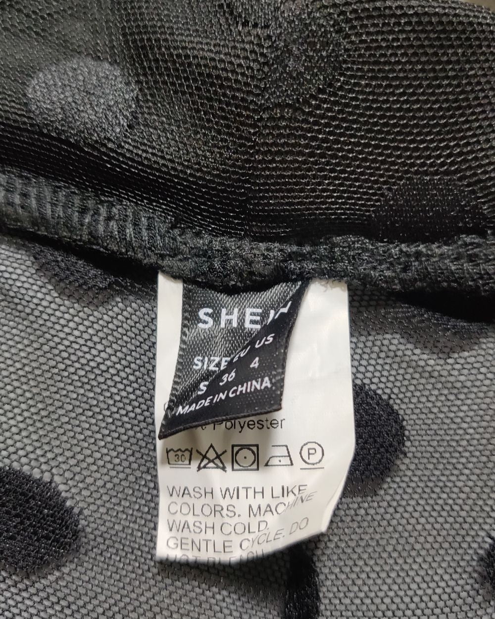 SHEIN Black Sport Gym Tights For Women S