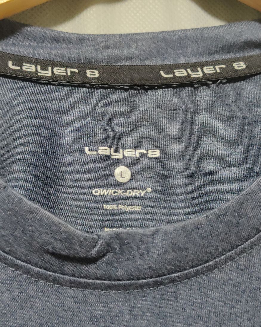 Player 8 Gray Sport T Shirt For Men L