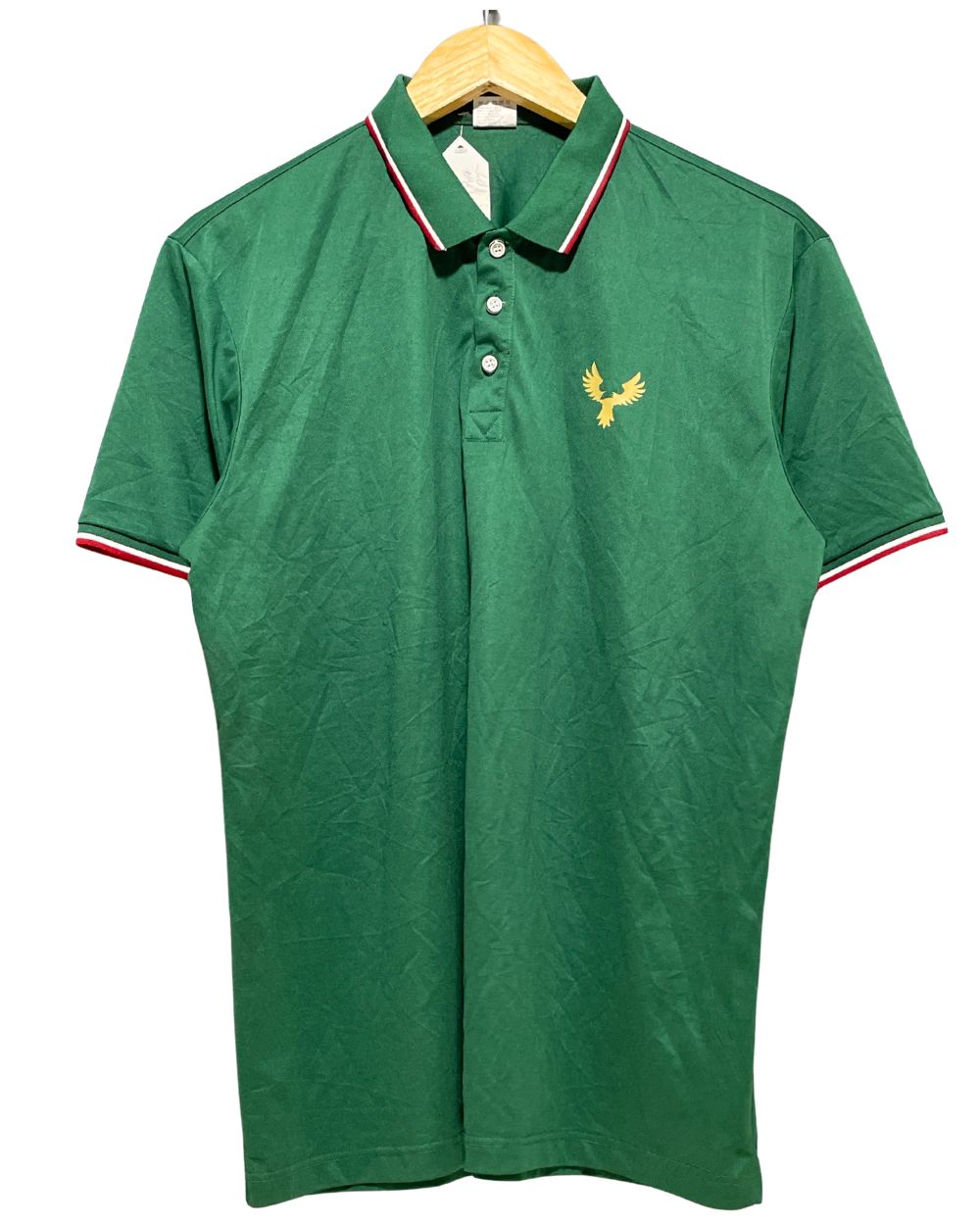 Thrift Hub Green Sport Polo T Shirt For Men L