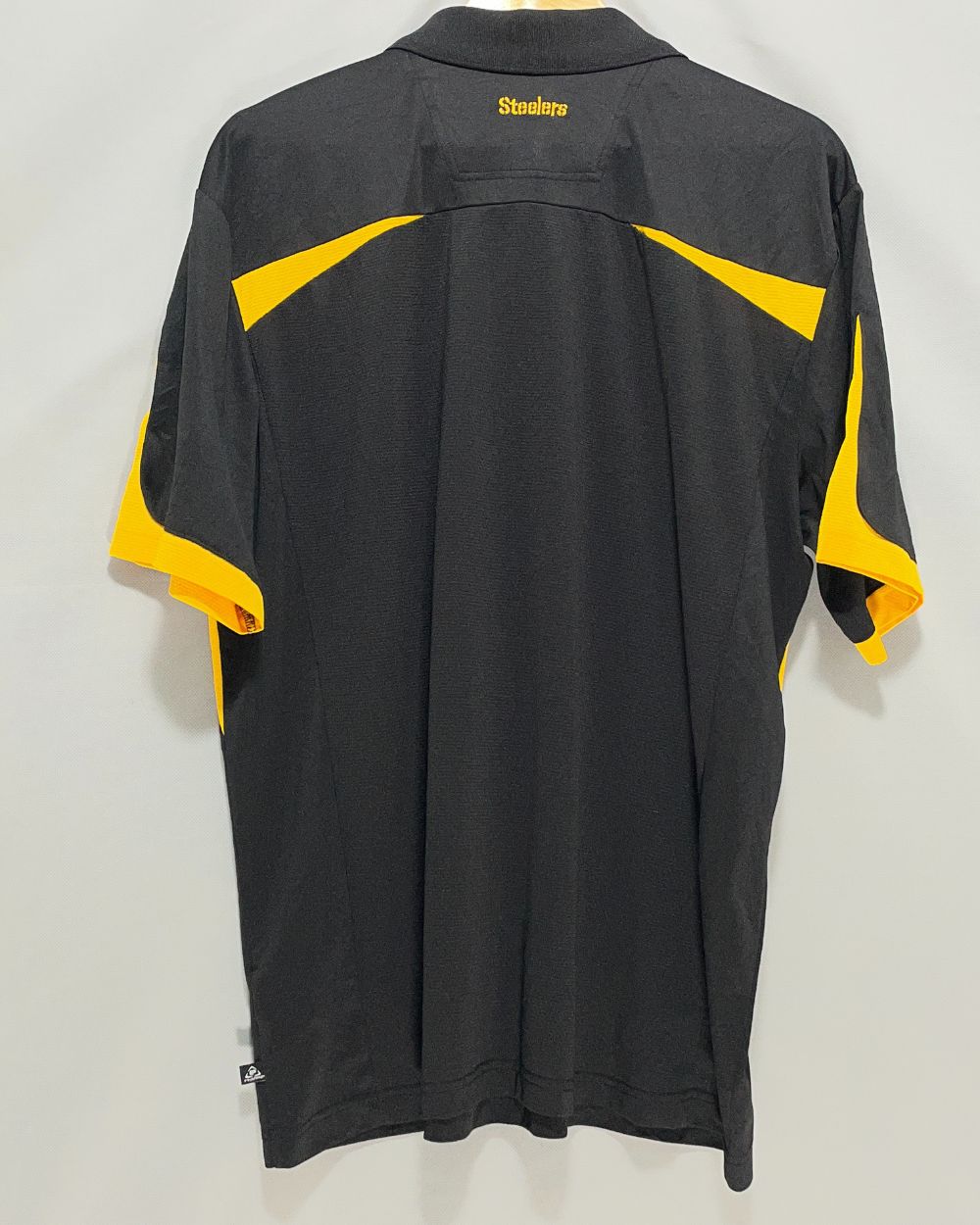 NFL Black Sport Polo T Shirt For Men XL