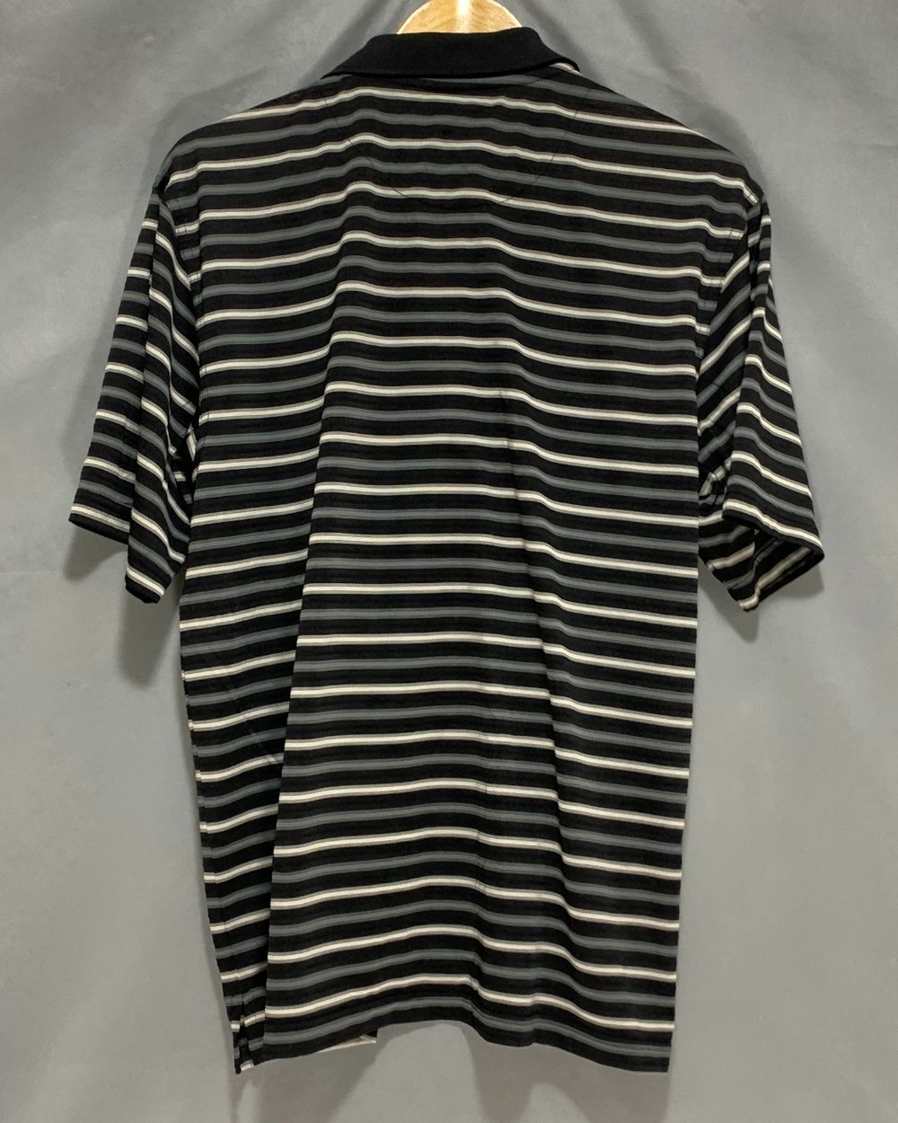 PGA Tour Black Sport Polo T Shirt For Men L