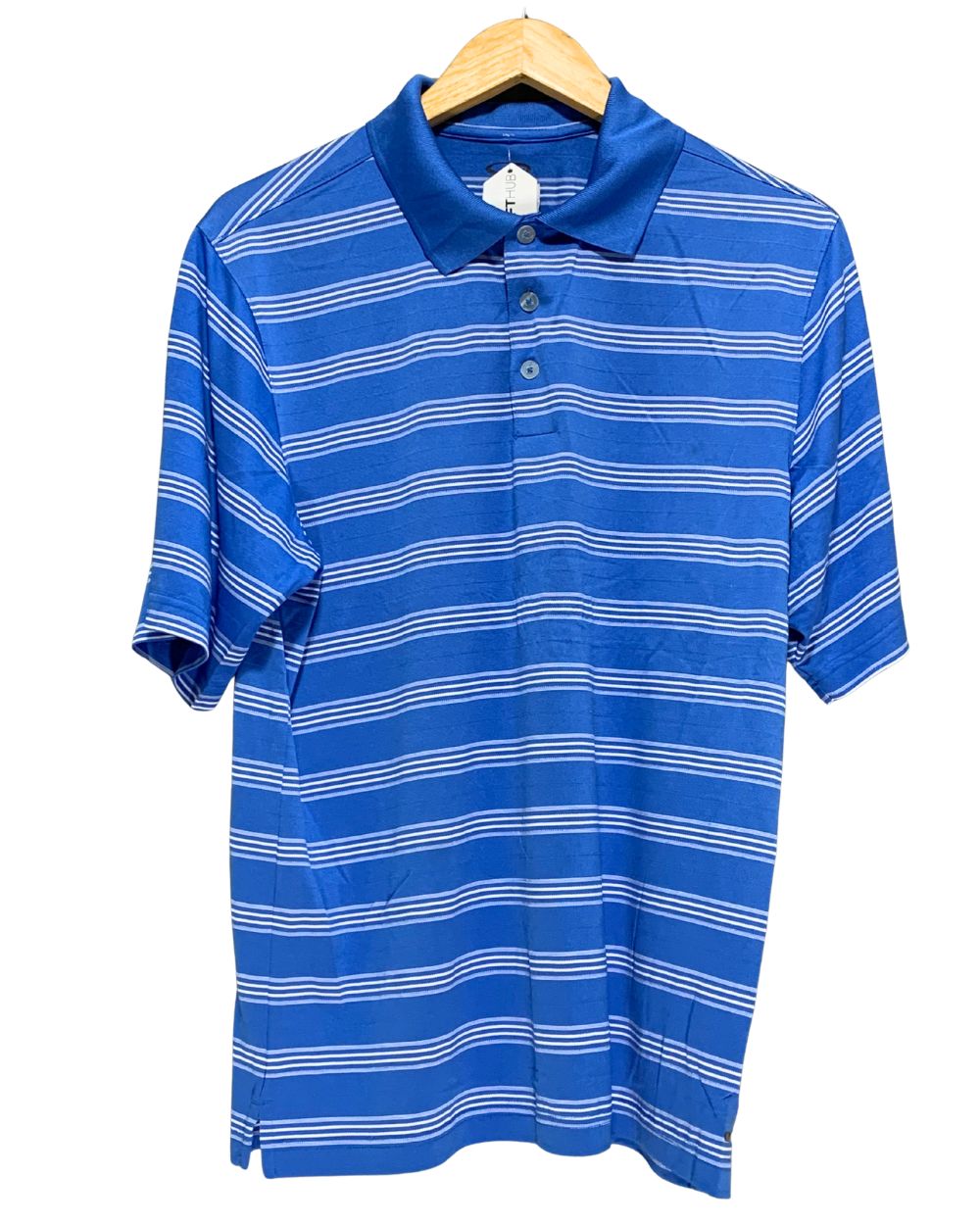 Champion Blue Sport Polo T Shirt For Men M