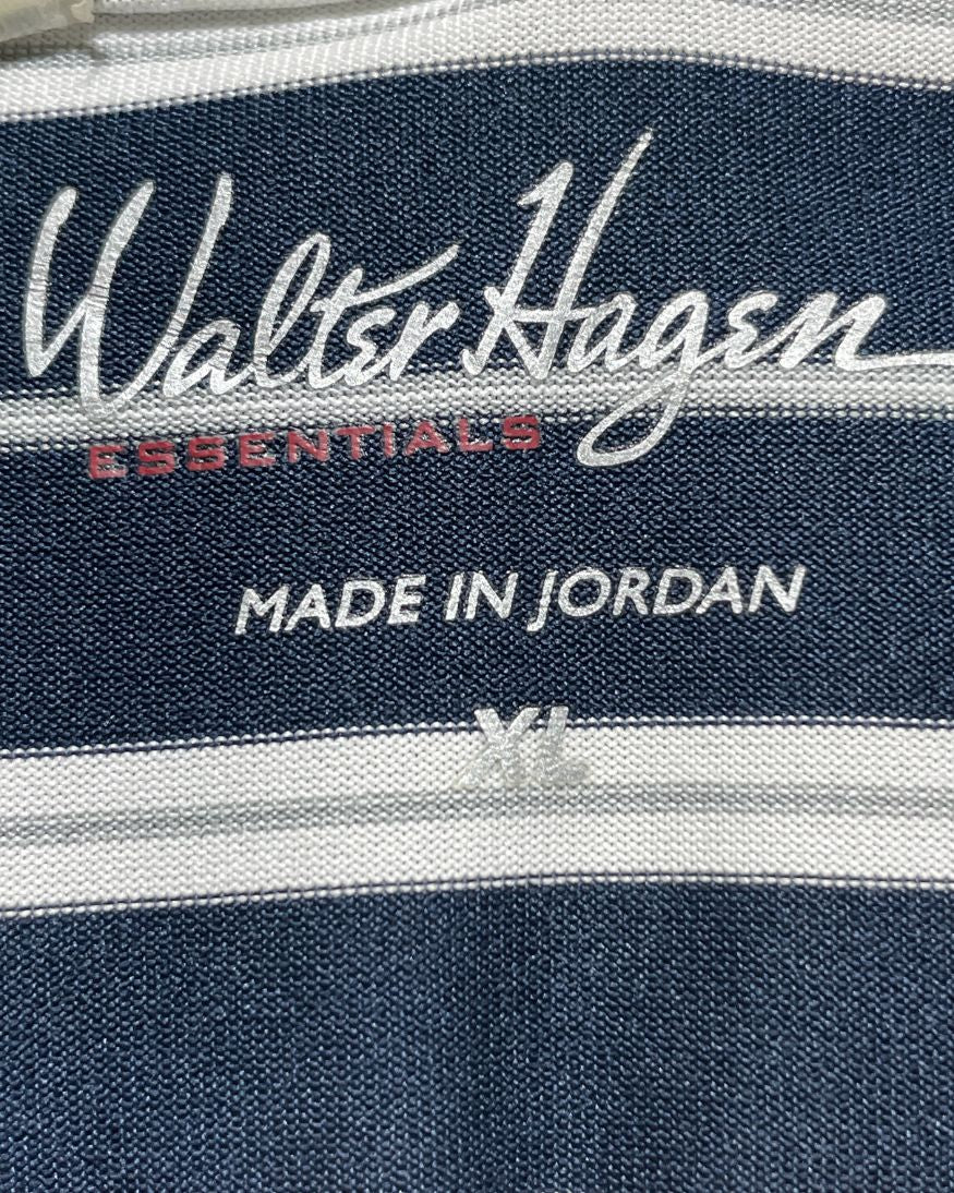 Walter Hagen Blue Sport Polo T Shirt For Men M