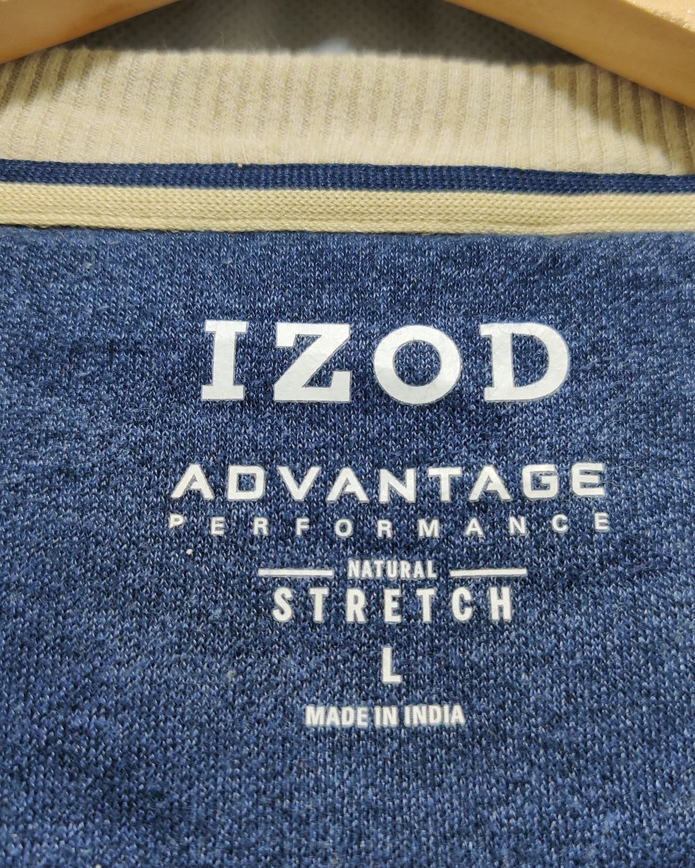 Izod Cream For Men Sport Sweatshirt L