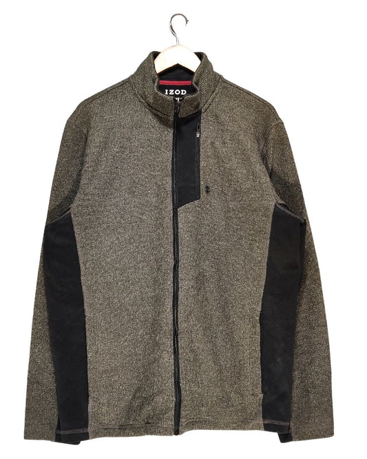 Izod Gray For Men Sport Zipper L