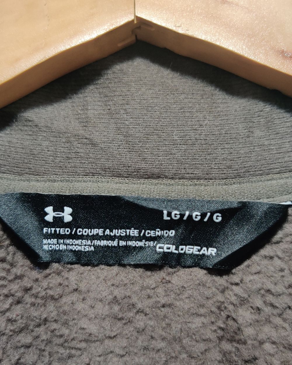 Under Armour Brown For Men Sport Zipper L