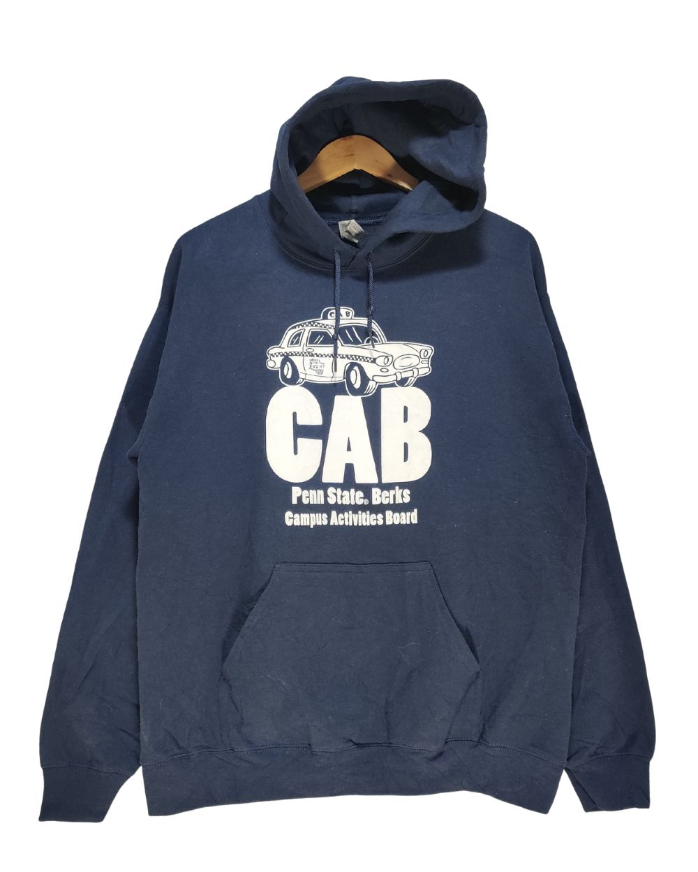 Gildan Blue Hoodie For Men Large