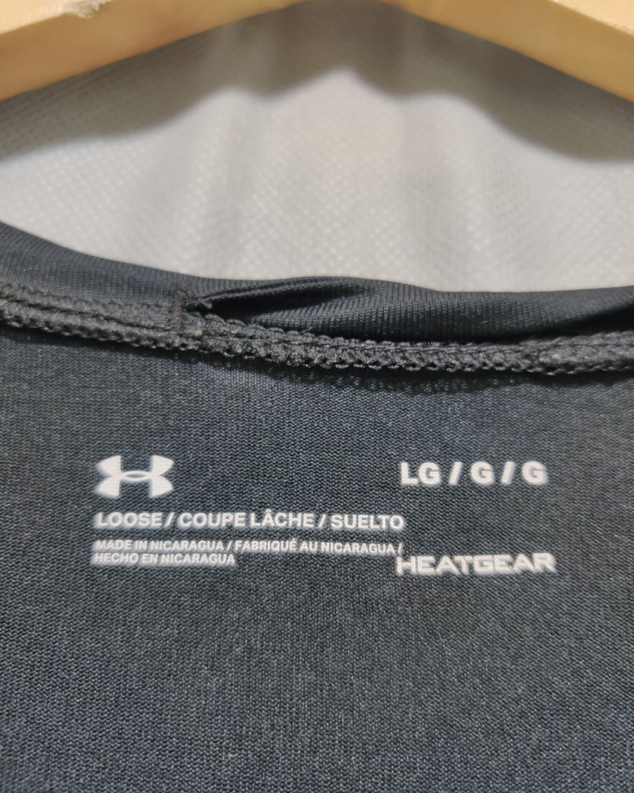 Under Armour Black Sport T Shirt For Women L