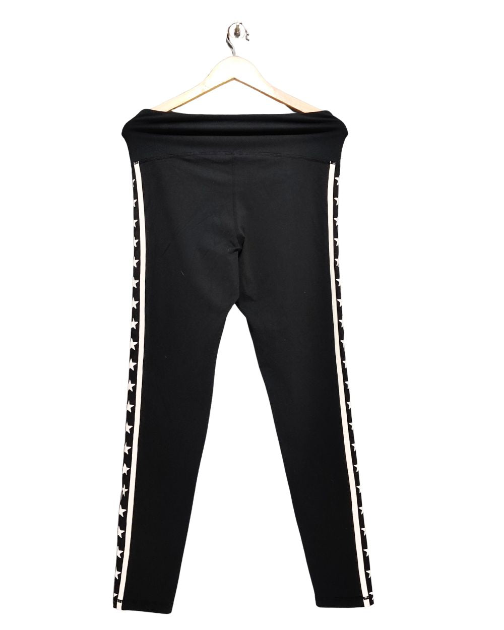 Mono B Black Sport Gym Tights For Women Large