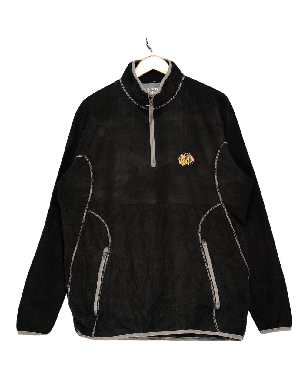 Antigua Black For Men Sport Sweatshirt L