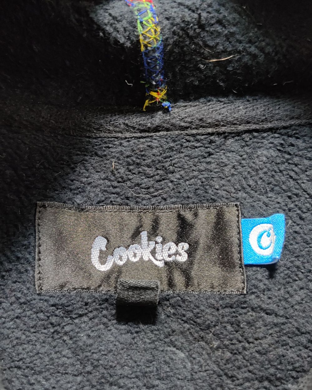 Cookies Black For Men Sport Zipper L