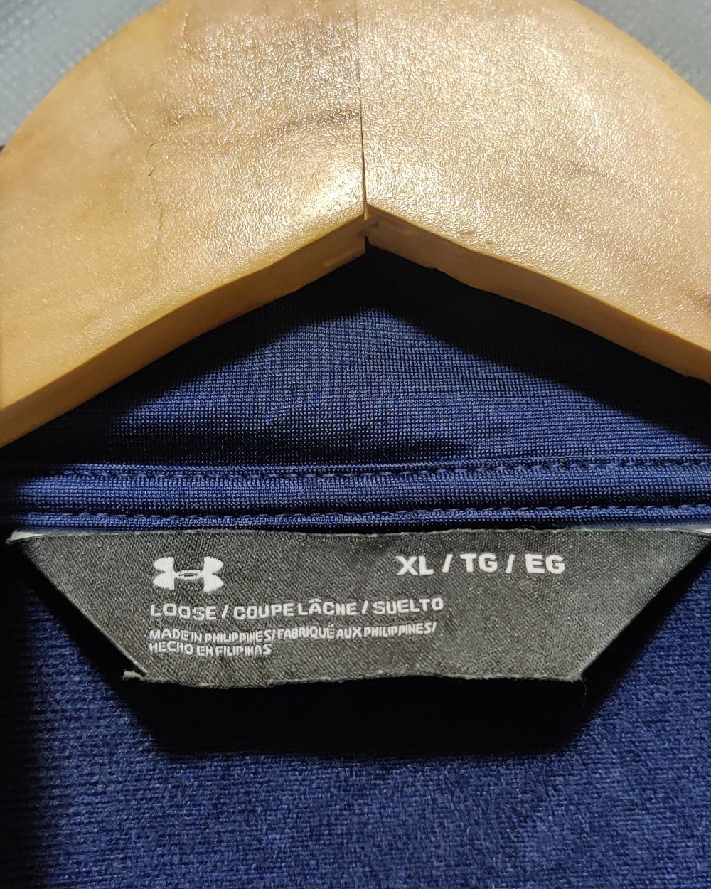 Under Armour Blue For Men Sport Zipper XL