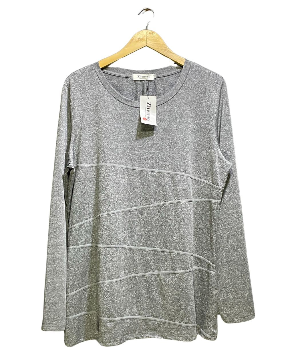 Zhenwei Gray Sport T Shirt For Women XX Large | ThriftHub.pk