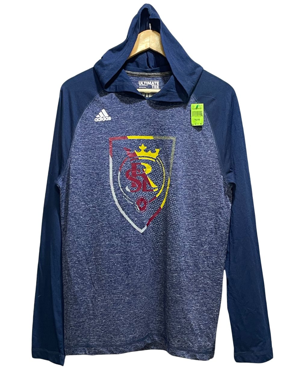 Adidas Blue Sport T shirt For Women Medium | ThriftHub.pk