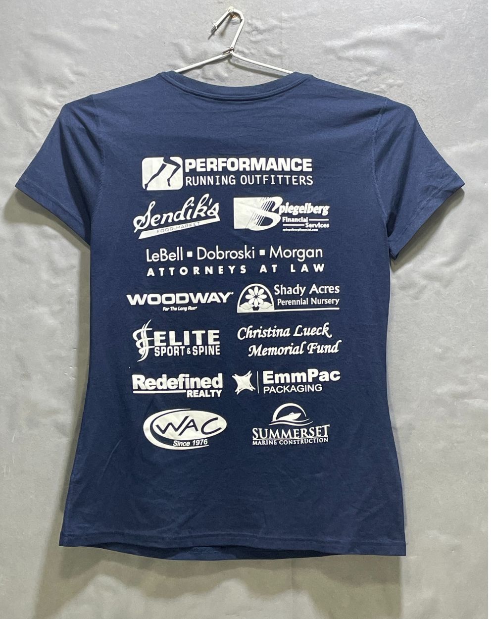 Nike Blue Sport T shirt For Women Medium | ThriftHub.pk