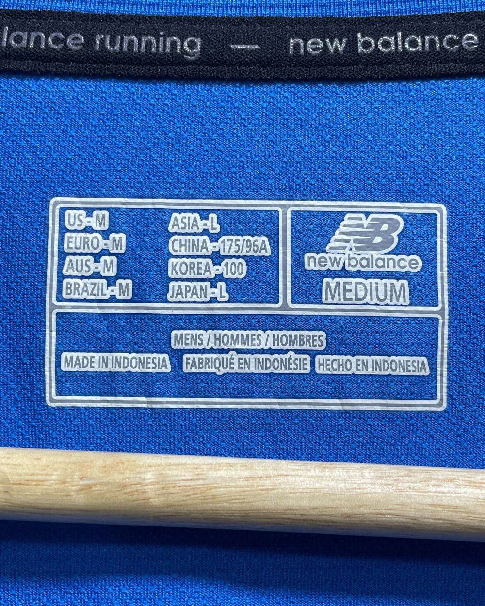 New Balance Blue Sport T shirt For Women Medium | ThriftHub.pk