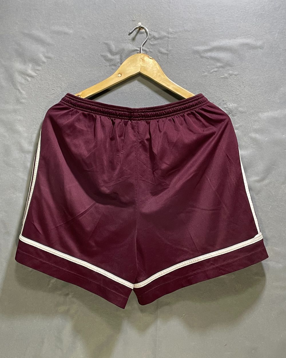 Adidas Maroon Sport Short For Women L | ThriftHub.pk