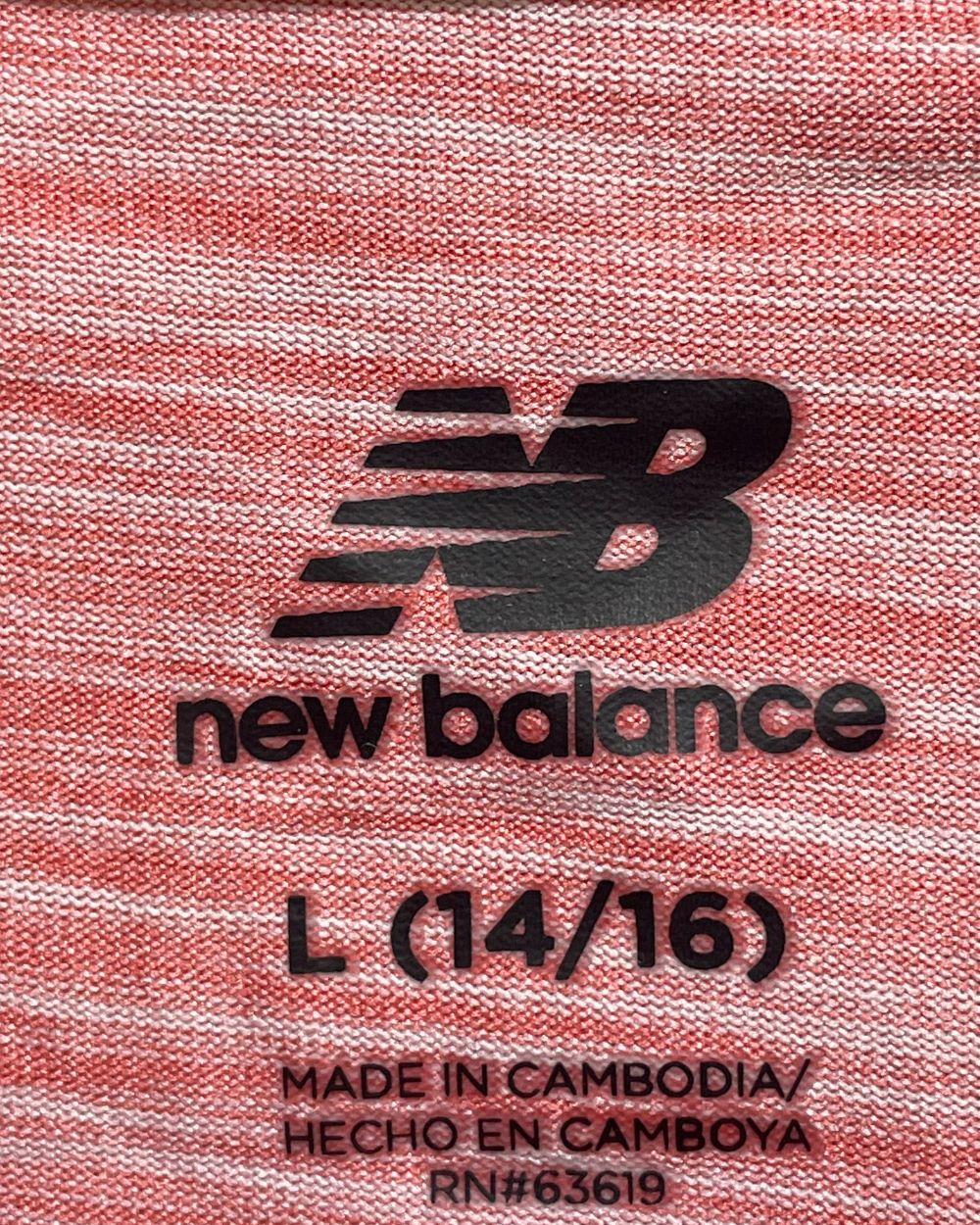 New Balance Pink Sport T shirt For Girls 16 Years | ThriftHub.pk