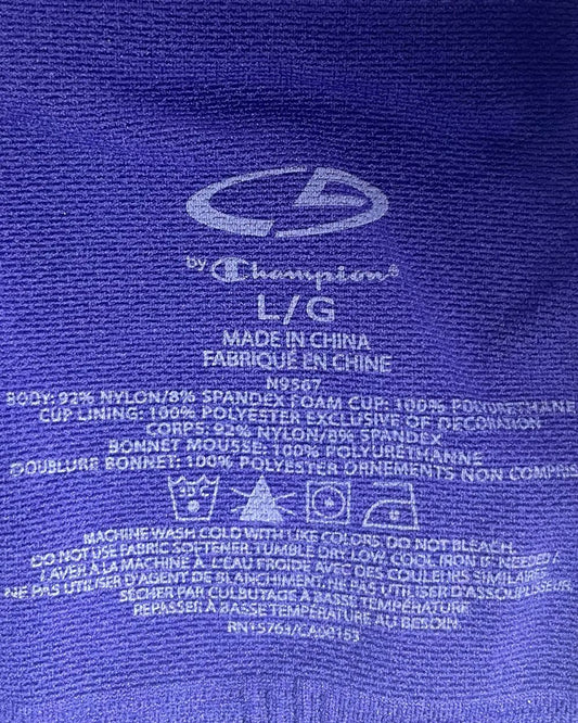Champion Purple Sport Bra For Women L | ThriftHub.pk