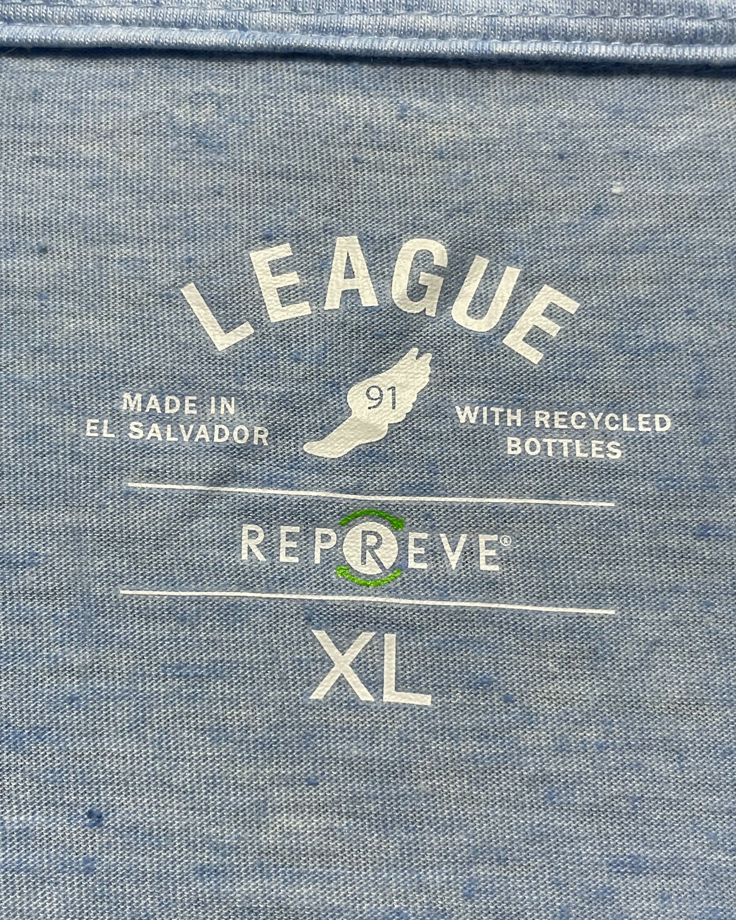 League Blue Sport Polo T Shirt For Men XL | ThriftHub.pk