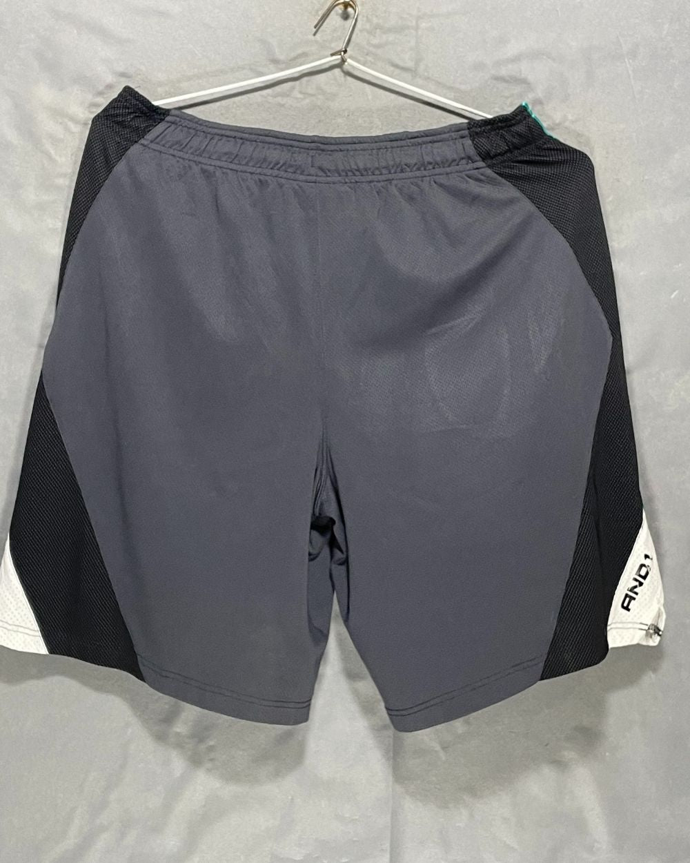 AND1 Gray Sport Short For Men X Large