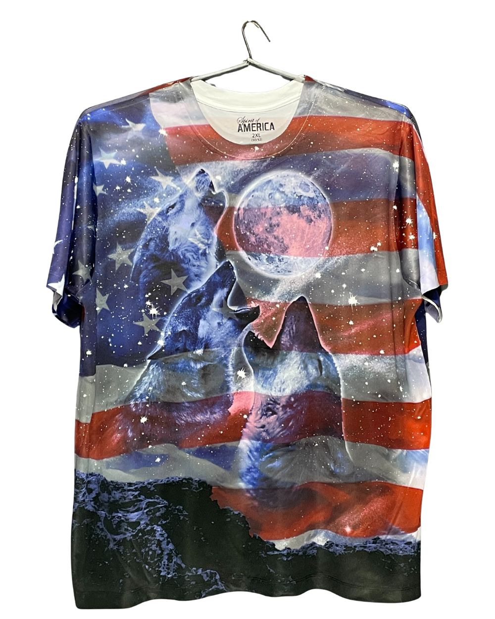 Spirit Of America Gray Sport T Shirt For Men X Large