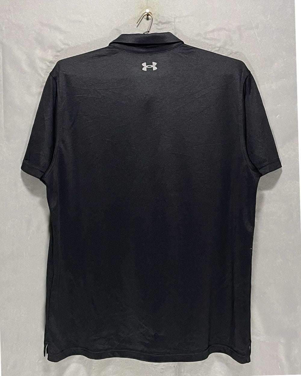 Under Armour Black Sport Polo T Shirt For Men XX Large