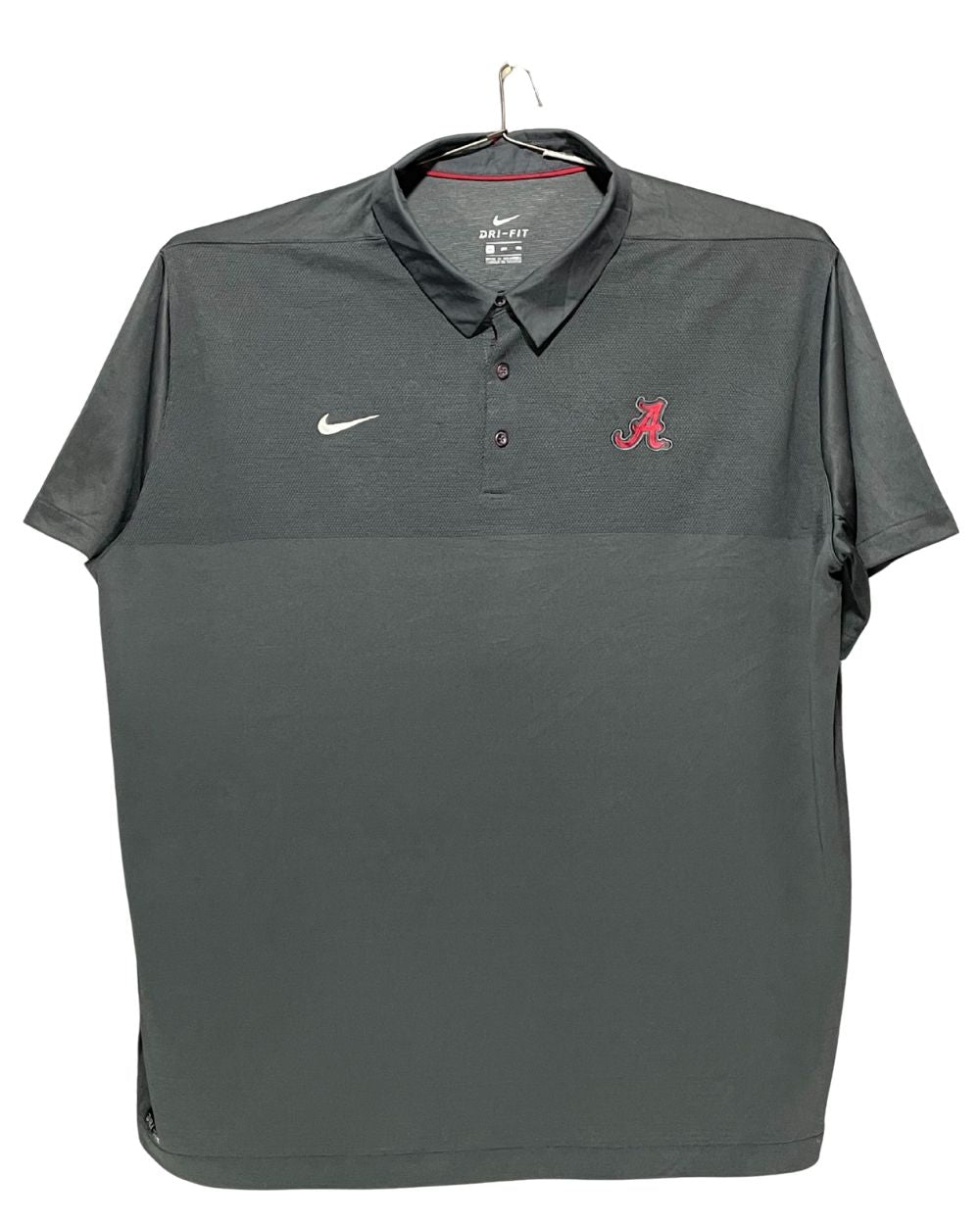 Nike Gray Sport Polo T Shirt For Men XL