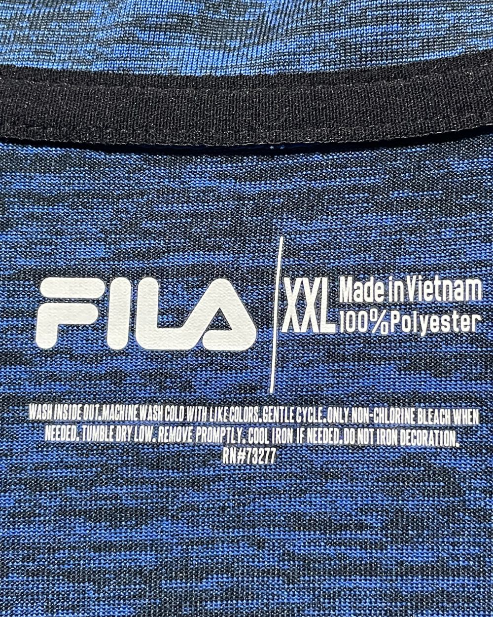 Fila Blue Sport Polo T Shirt For Men XL