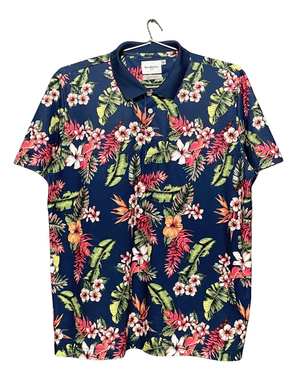 Good Fellow .Co Blue Sport Polo T Shirt For Men XX Large