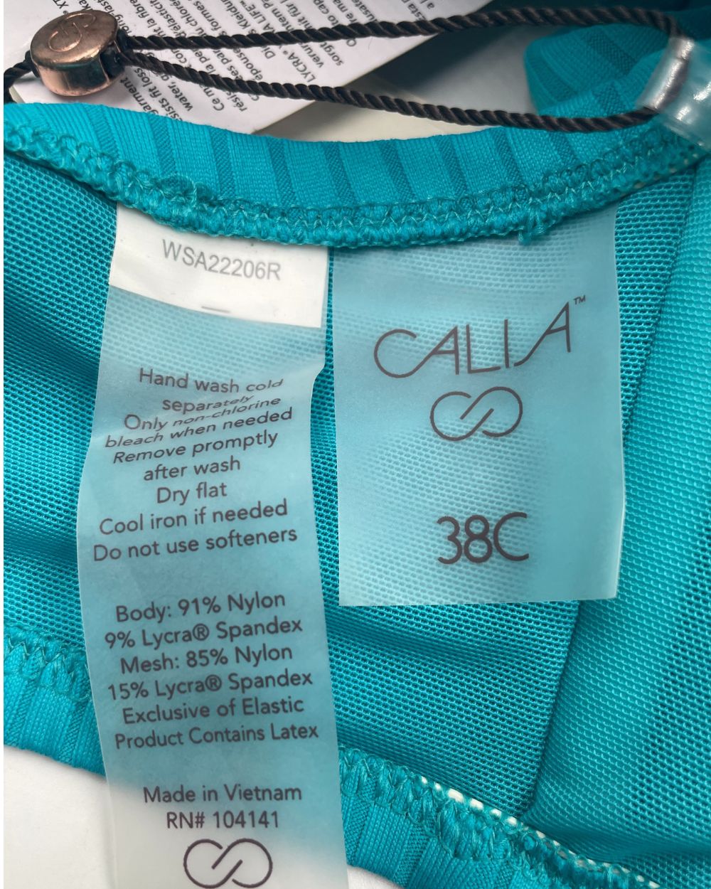 Calia Green Sport Bra For Women Large