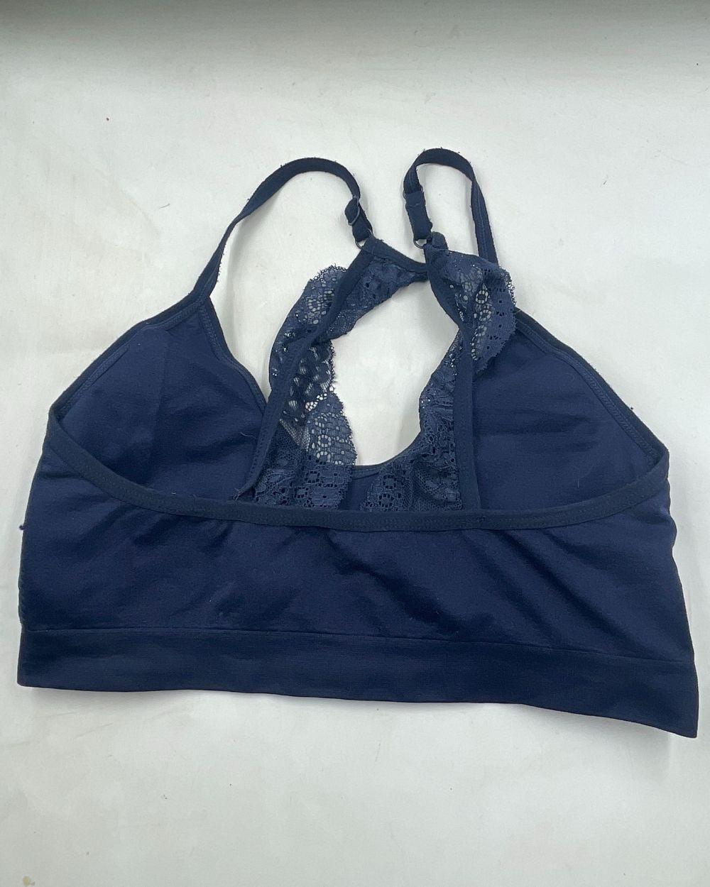 Laura Ashley Blue Sport Bra For Women Large