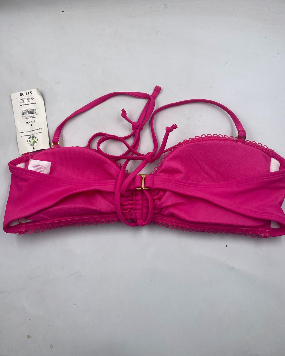 No Boundaries Pink Sport Bra For Women Large