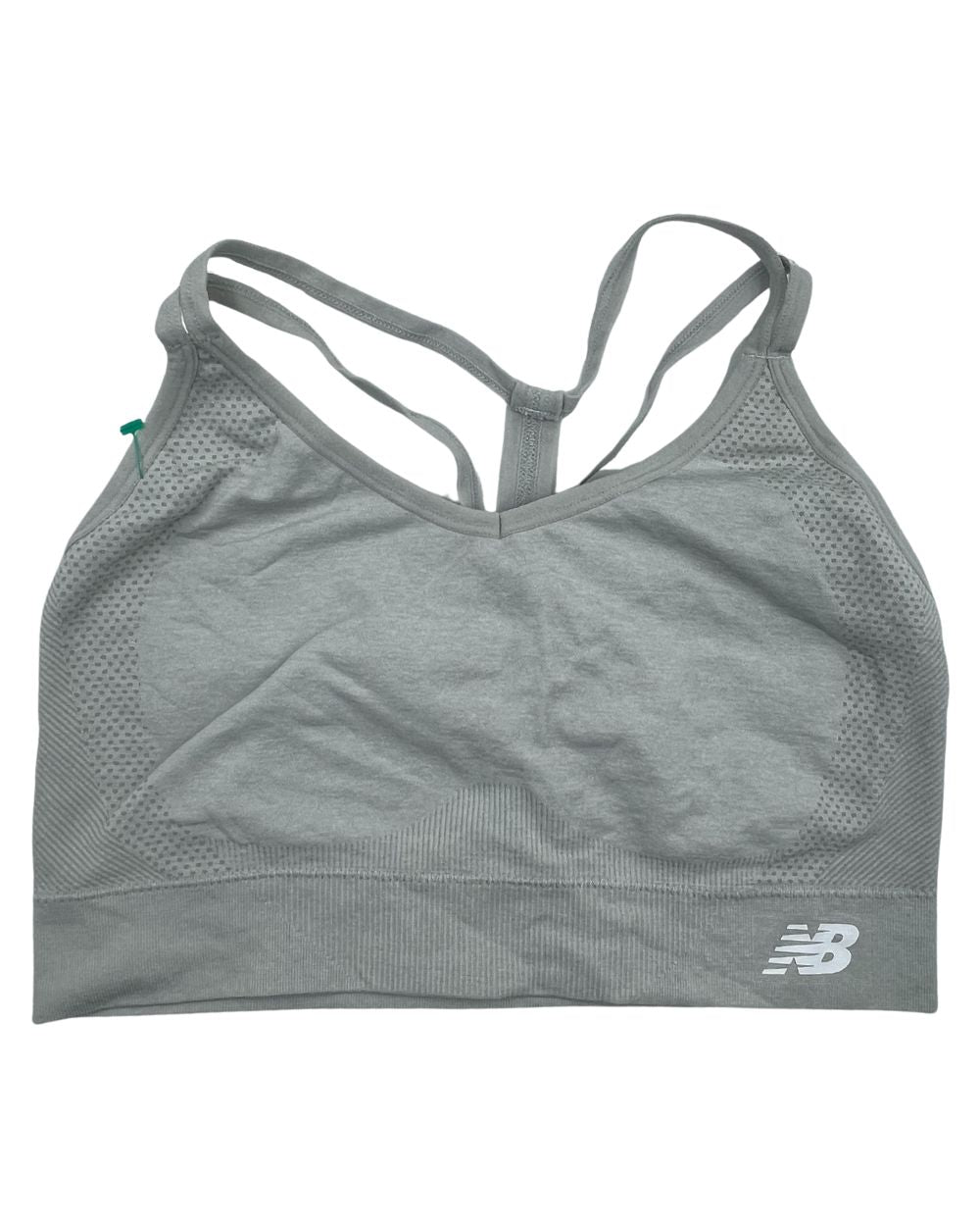 New Balance Gray Sport Bra For Women Large