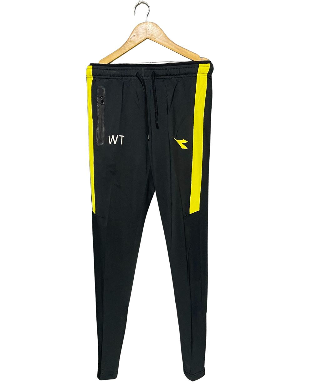 Diadora Black Sport Trouser For Men Small