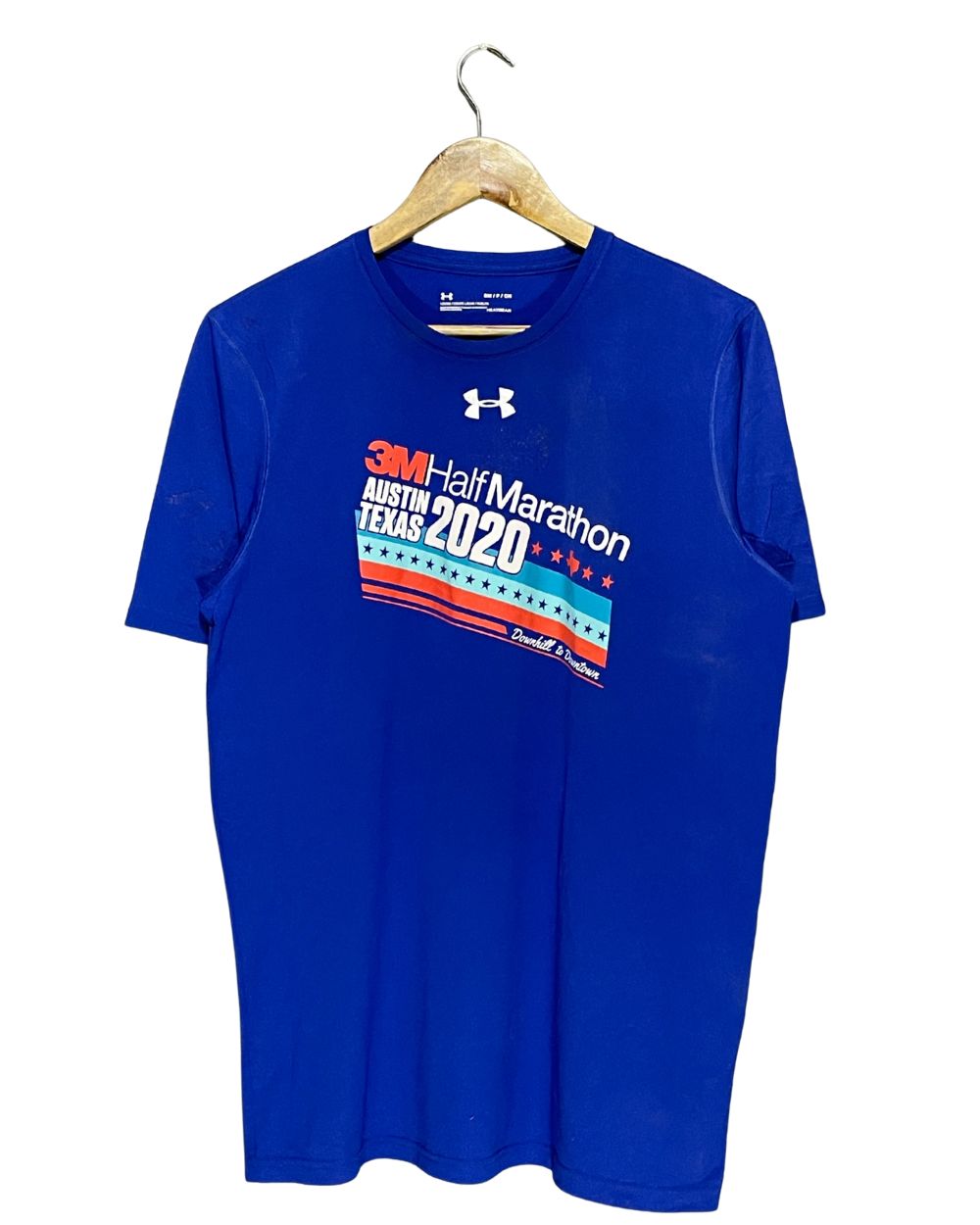 Under Armour Blue Sport T Shirt For Men Medium